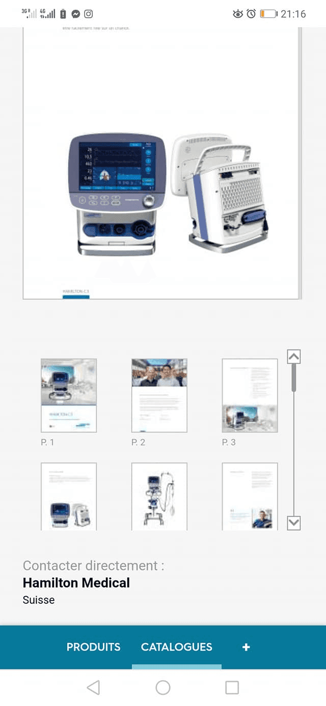 Photo Lancement d’une cagnotte pour l’acquisition d’un respirateur Hamilton C3