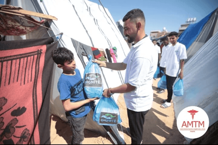 Photo Distribution de 1300 repas Aïd Gaza – Action humanitaire Ramadan 2024