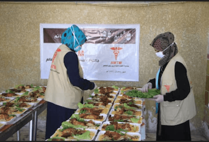 Photo Action humanitaire saisonnière – Distribution de colis alimentaires en Tunisie et en Syrie