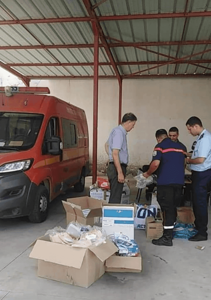 Photo Distribution de matériel médical au profit de plusieurs structures sanitaires en Tunisie