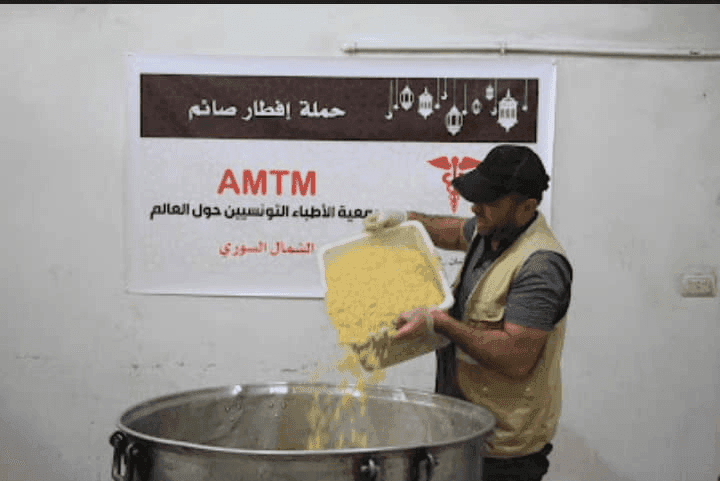 Photo Action humanitaire saisonnière – Distribution de colis alimentaires en Tunisie et en Syrie