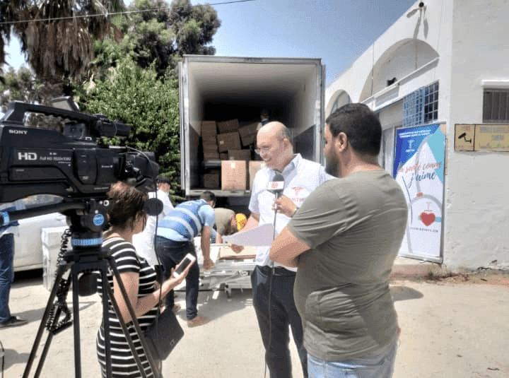 Photo Distribution de matériel médical au profit de plusieurs structures sanitaires en Tunisie