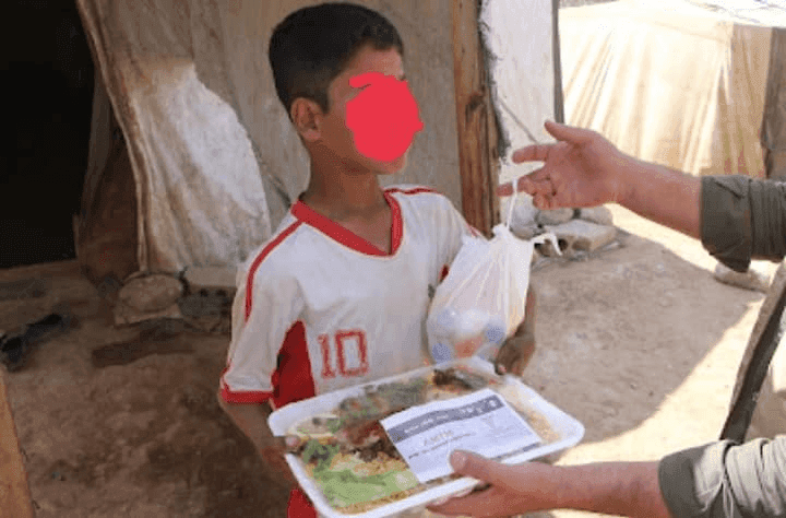 Photo Action humanitaire saisonnière – Distribution de colis alimentaires en Tunisie et en Syrie