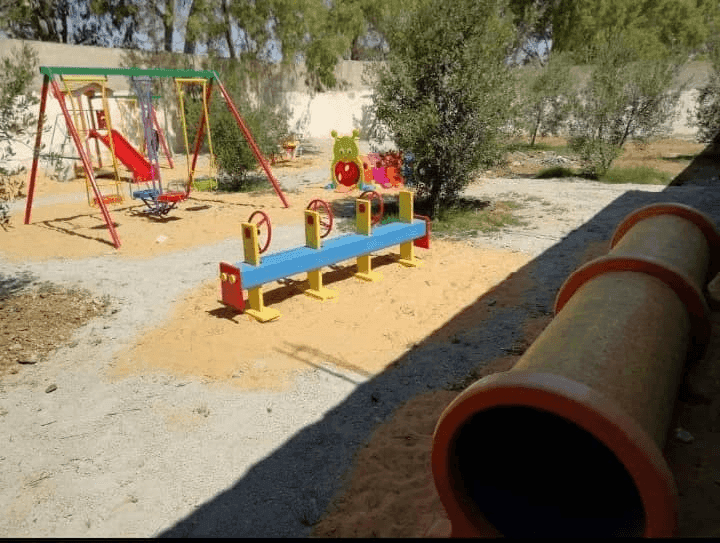 Photo Aménagement d’un espace de jeux extérieurs pour le centre des enfants autistes d’Enfidha