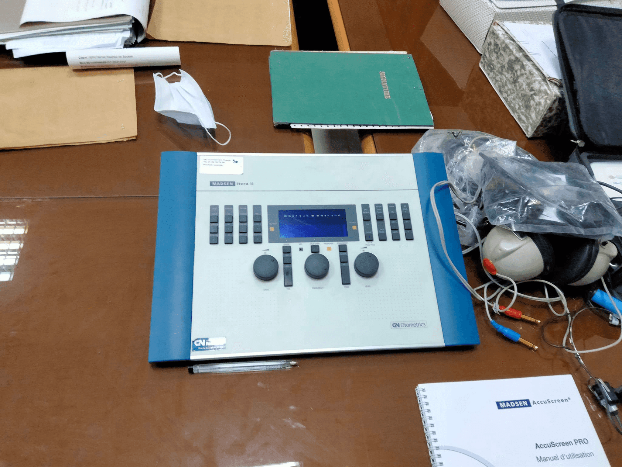 Photo Donation d’audiomètres et otoémissions – Hôpital Hached & Fattouma Bourguiba