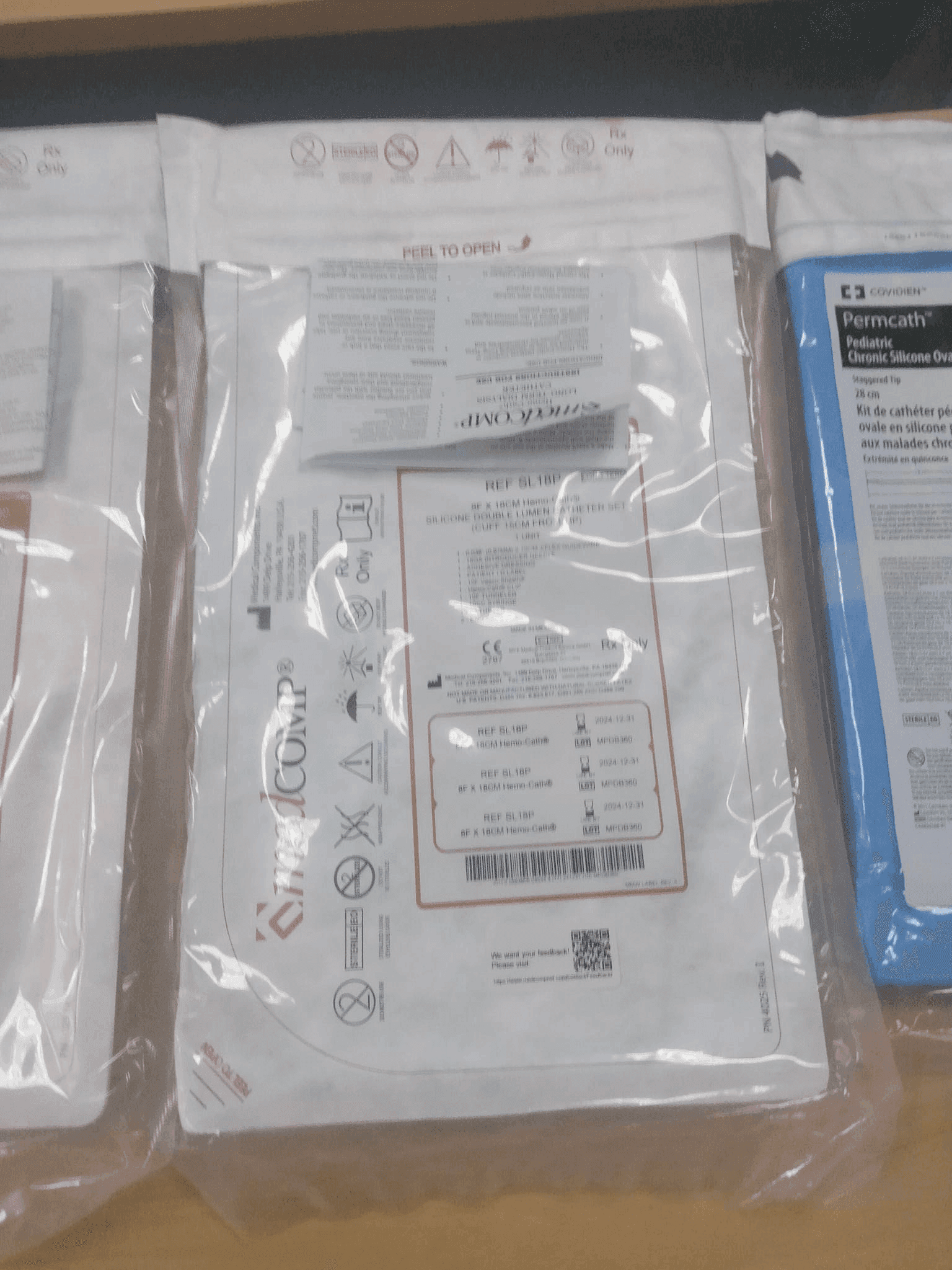 Photo Donation de 7 cathéters – Service de pédiatrie CHU Sahloul