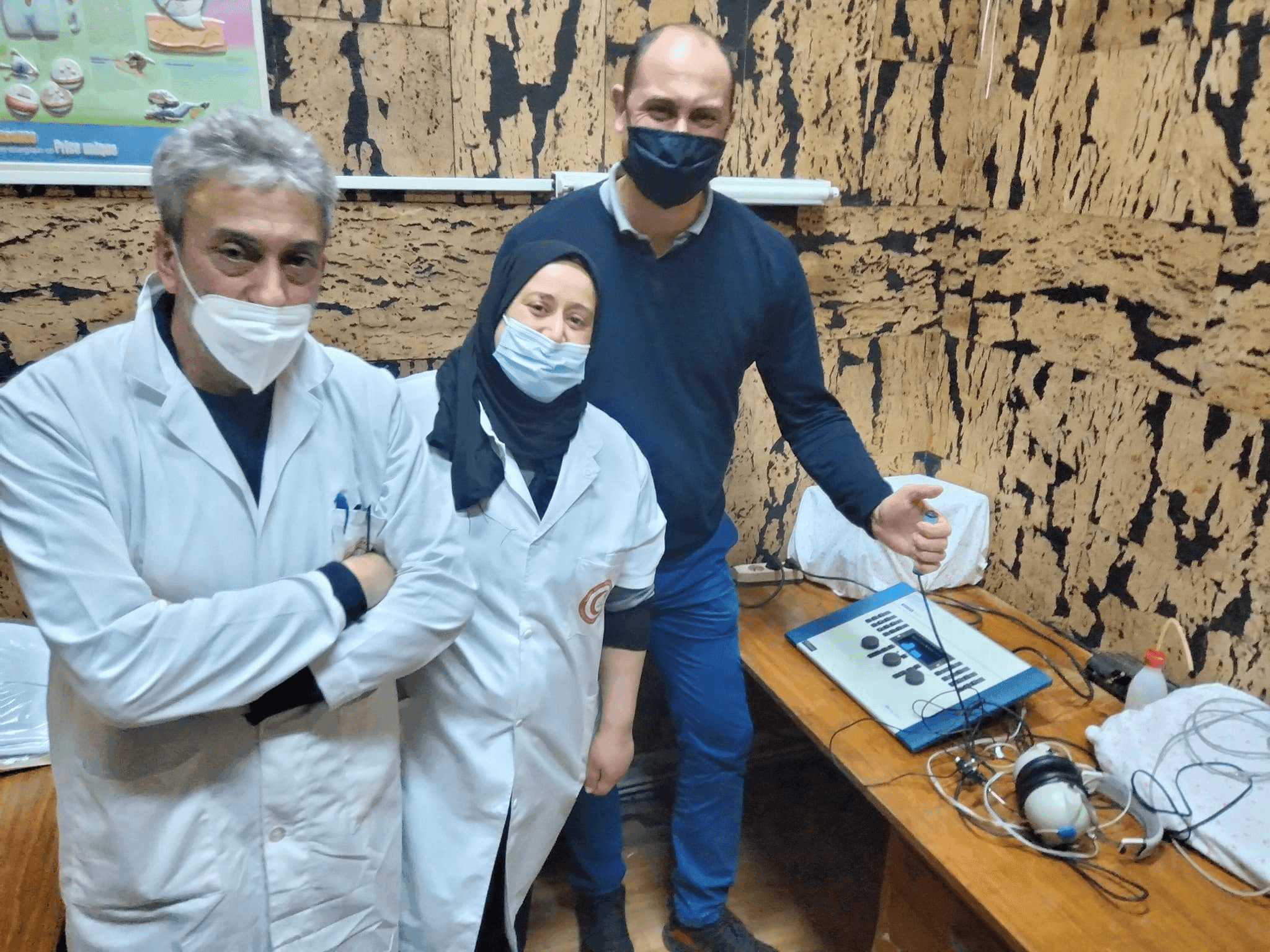 Photo Donation d’audiomètres et otoémissions – Hôpital Hached & Fattouma Bourguiba