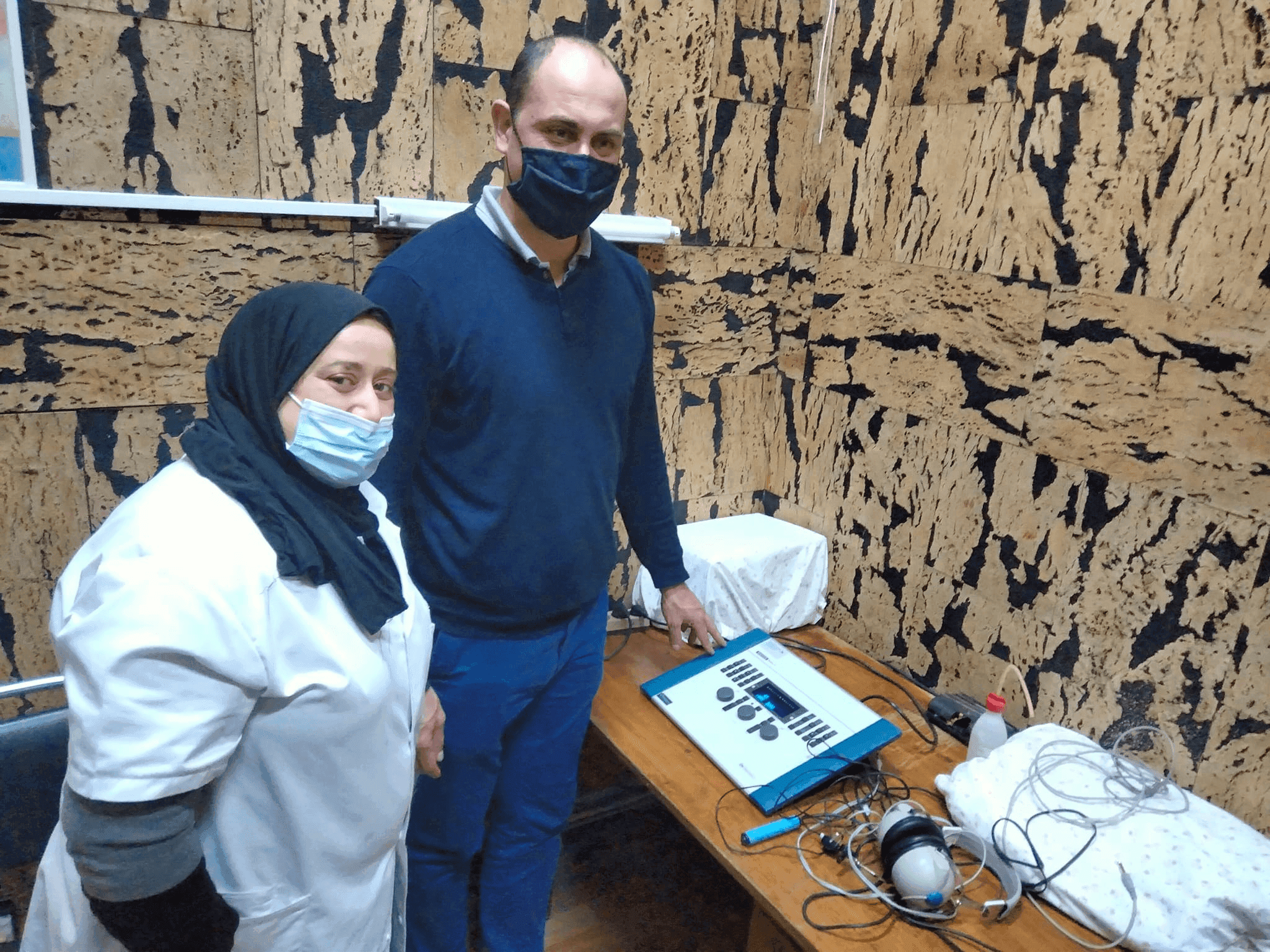 Photo Donation d’audiomètres et otoémissions – Hôpital Hached & Fattouma Bourguiba