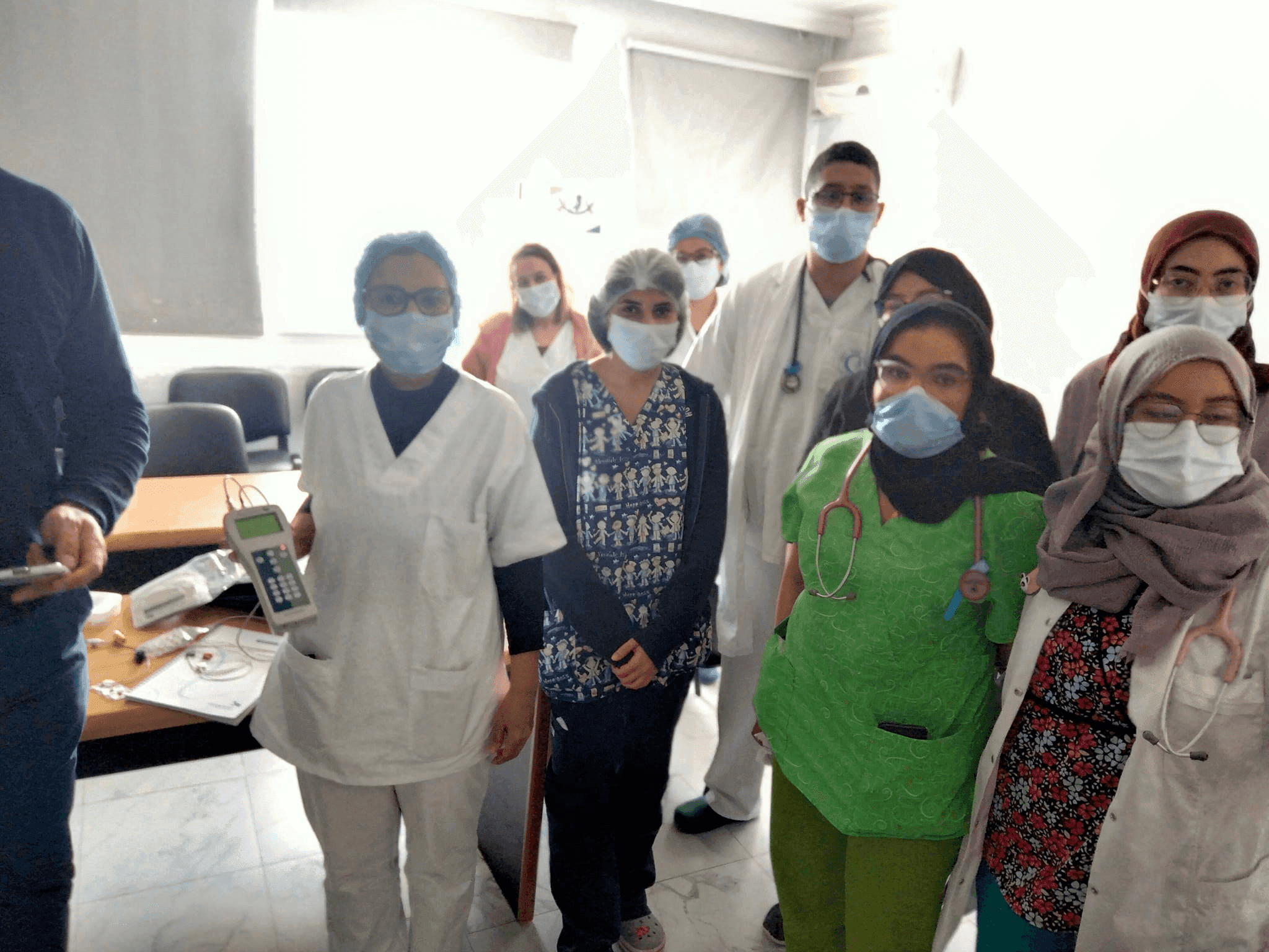 Photo Donation d’audiomètres et otoémissions – Hôpital Hached & Fattouma Bourguiba