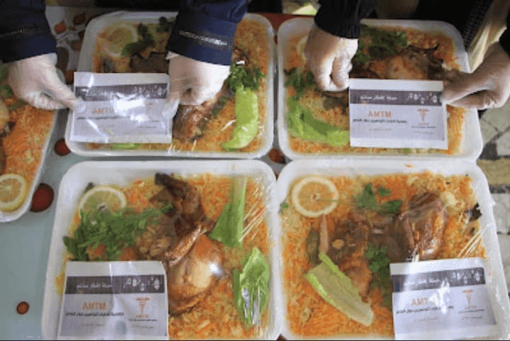 Photo Action humanitaire saisonnière – Distribution de colis alimentaires en Tunisie et en Syrie