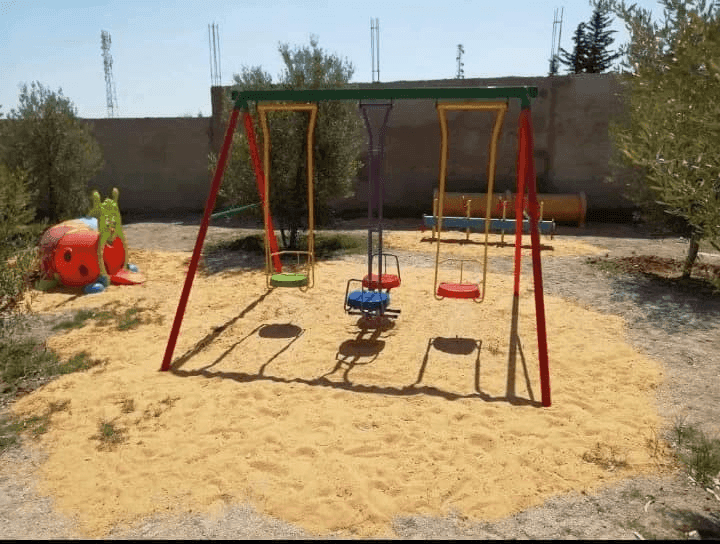 Photo Aménagement d’un espace de jeux extérieurs pour le centre des enfants autistes d’Enfidha