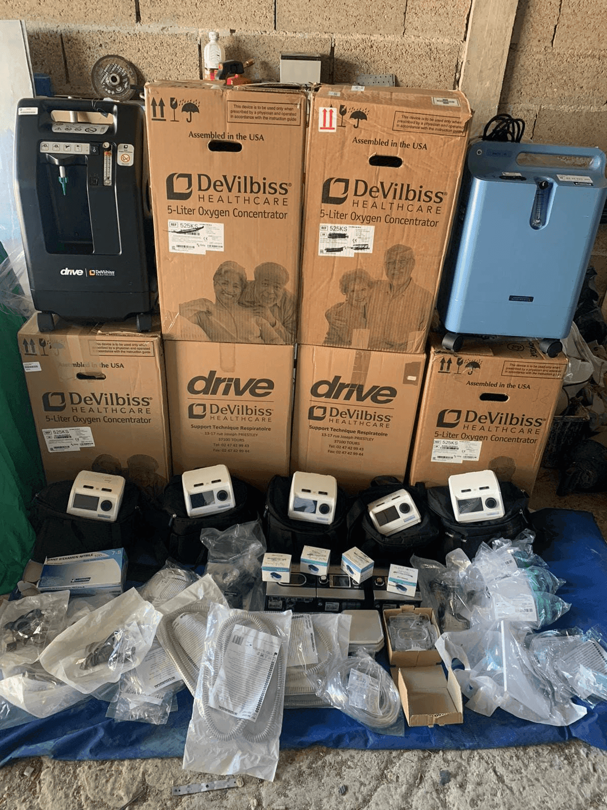 Photo Don de 15 concentrateurs d’oxygène et équipements associés